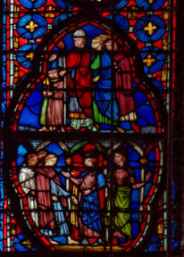 Louis IX charge des religieux d'aller chercher la relique de la Croix (103) - Le cortège du clergé et du peuple (99)