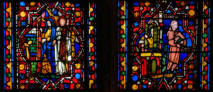 Deux anges ramènent sainte Marie-Madeleine à son ermitage - Un prêtre tente sans succès d'accéder à l'ermitage de sainte Marie-Madeleine
