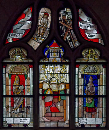 L'Église et la Synagogue - Christ de pitié avec les instruments de la Passion