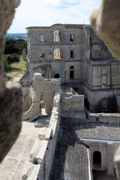 Les bâtiments du XVIIIème siècle vus de la tour