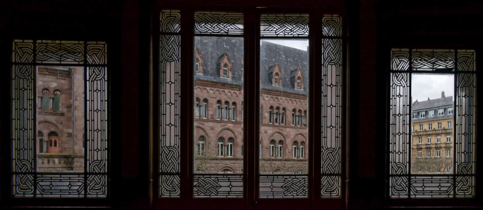 Vue vers l'ancienne poste