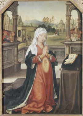 La Vierge Marie dans le ventre de sainte Anne