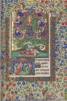 Un autre arbre de Jessé dans le livre d'heures de Louis de Savoie où Marie est l'Épouse du Saint-Esprit (BNF 1145-1460)