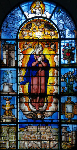 Immaculée Conception dans la Chapelle du Saint-Sacrement  de la cathédrale Saint-Pierre-Saint-Paul de Troyes