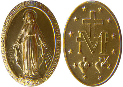 La médaille miraculeuse de Sœur Catherine Labouré