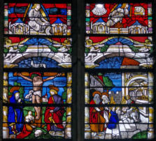 Crucifixion - Entrée de la Vierge au temple