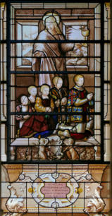 Les cinq fils du connétable de Montmorency présentés par saint Jean