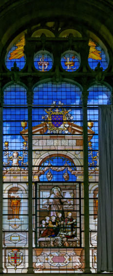 Les cinq fils du connétable de Montmorency présentés par saint Jean