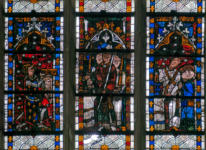 Baie 202: Offrande de la Sainte Larme par Geoffroy Martel à l'abbé de La Trinité