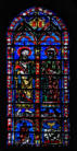 Prêtre donateur à genoux devant un autel - Saint Philippe et saint Jude