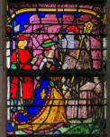 Le saint donne l'absolution à Charles Martel