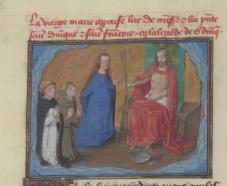 La Vierge Marie apaise la colère de Jésus-Christ et lui présente saint Dominique et saint François