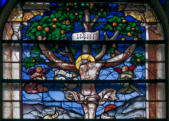 Le Christ crucifié sur l'Arbre de la Connaissance