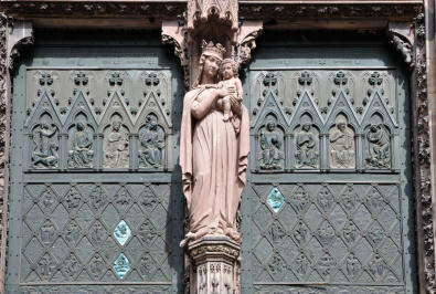 Façade occidentale de la cathédrale Notre-Dame de Strasbourg