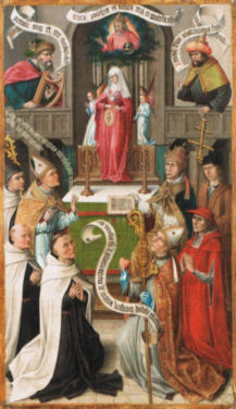 La Vierge Marie dans le ventre de sainte Anne