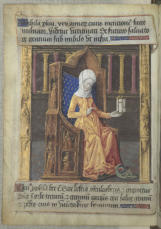 la sibylle persique dans le livre d’Heures de Louis de Laval