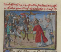 Melchisédech, roi et prêtre du souverain Dieu, offrit un repas à Abraham