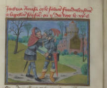 Joab tua Amasa en le saluant avec fausseté et en l’appelent mon frère