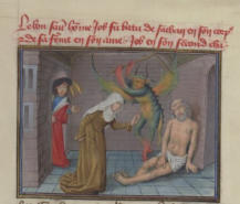 Job fut malmené dans son corps par Satan et dans son âme par sa femme