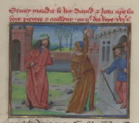 Semey maudit le roi David et lui jeta pierres et cailloux