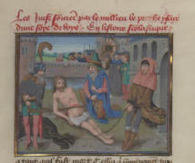 Les Juifs scièrent Isaïe dans son long