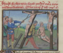 Jésus-Crist  fut levé sur la croix
