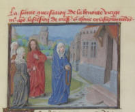 La Vierge Marie visite, après l’Ascension de Jésus-Christ, les lieux où il a vécu