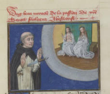 La vision d'un dominicain qui voit les souffrances du Christ et de Marie