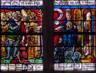 Église Saint-Remi de Ceffonds: Registre inférieur de la baie 4