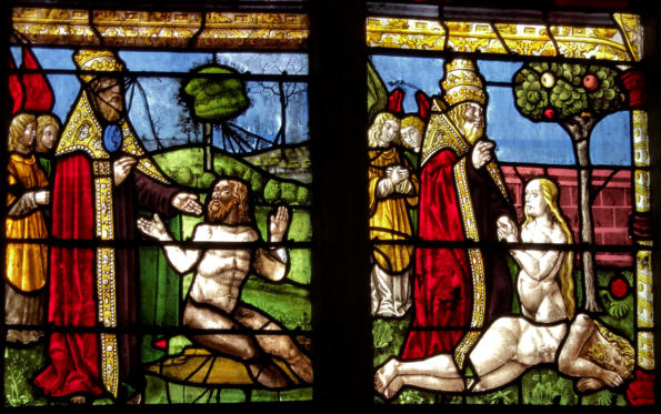 Baie n°1 de l'église Sainte-Marie-Madeleine de Troyes dans l'Aube