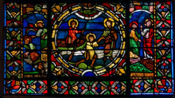 Saint Pierre éveillé par un ange en prison - Il marche sur les eaux à la rencontre du Christ - Quo vadis domine