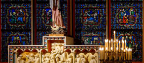 Baie 0: Vie de la Vierge par Antoine Lusson 