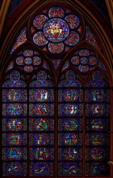 Baie 8: Vie de saint Eustache par Didron