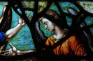 Baie 13: Visite des trois anges à Abraham à Mambré
