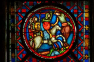 Sainte-Chapelle de Paris: Abraham vainqueur des Élamites (151)