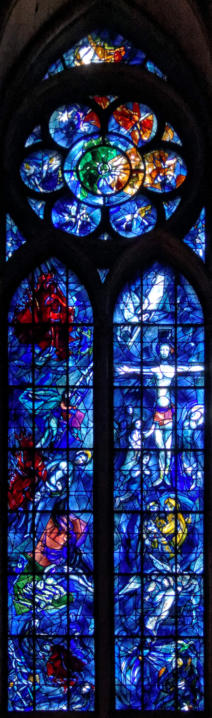 Baie 0 de la cathédrale Notre-Dame de Reims: Les deux Testaments