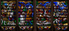 Melchisédech accueille Abraham victorieux - Un ange annonce à Abraham que sa progéniture sera aussi nombreuse que les étoiles - Abraham délivre Loth prisonnier