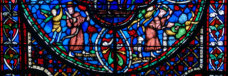 Isaac porte le bois (croix) de son sacrifice - L'ange retient le bras d'Abraham   