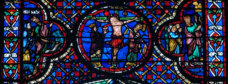 Moïse au rocher de l'Horeb - Le Christ en croix entre l'Église et la Synagogue - Moïse et le Veau d'or