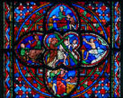 Portement de croix - Jonas et la baleine - Sacrifice d'Abraham - Élisée ressuscite le fils de la Sunamite - Jacob bénit les enfants de Joseph
