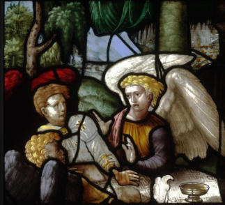 Normandie (Rouen ?): La visite des trois anges [Photographie du Victoria and Albert Museum