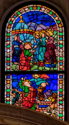 Abramo coni tre visitatori - Sacrificio di Isacco - Abraham et les trois anges - Sacrifice d'Isaac