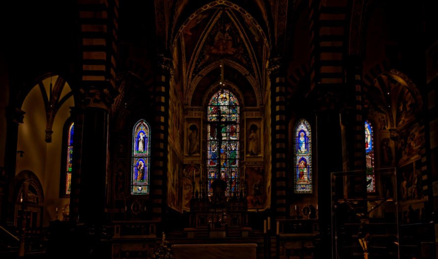 Vue d'ensemble du choeur