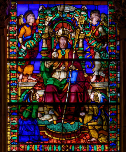 Saint Martin sur son trône - San martino in trono