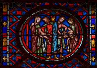 Sainte-Chapelle de Paris: Scène de double circoncision (157)