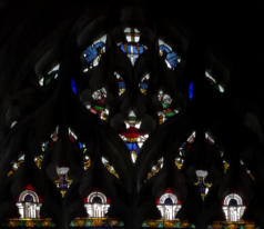 Baie 121: Verrière d'Abraham et d'Isaac