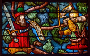 Abraham et isaac qui porte le bois