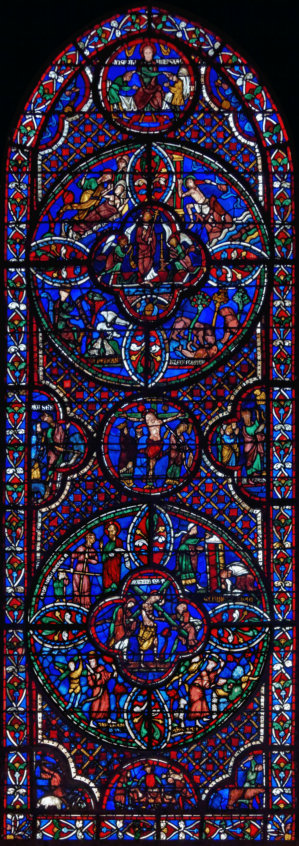 Baie 3 de la cathédrale Saint-Étienne de Bourges: La Nouvelle Alliance