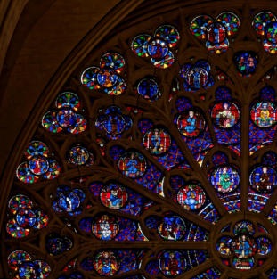 Le jugement de Salomon -  L'Annonciation - Saintes martyres - Vierge sage -Apôtres