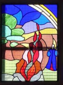 Église Saint-André de Mairieux: L'Alliance de Dieu avec Abraham par le feu par Marie-Noêlle Frumin